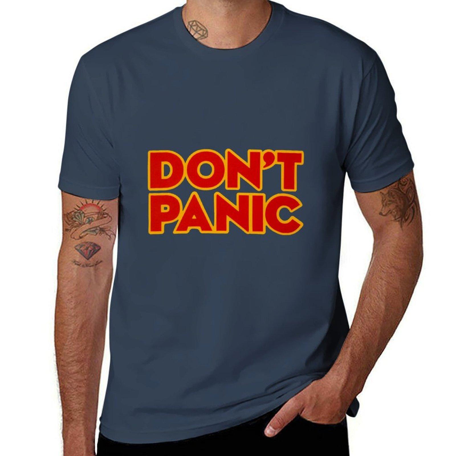 Dont Panic(2) Tshirt Christmas Theme Tee Top S