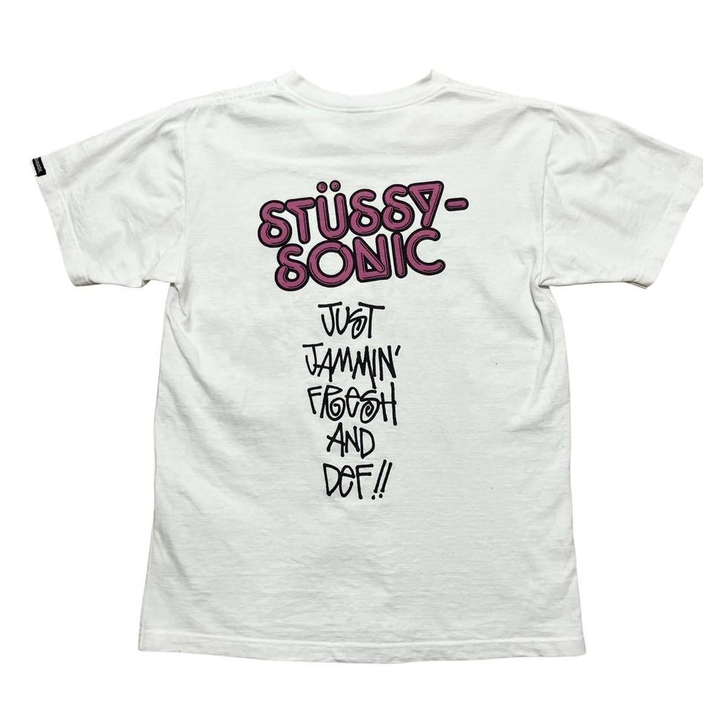 [USED] Vintage Stüssy Custom Music Girl T-shirt, USA, White