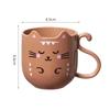 Cartoon Cat Wash Cup for Kids & Couples - Cute Toothbrush and Mouthwash Holder