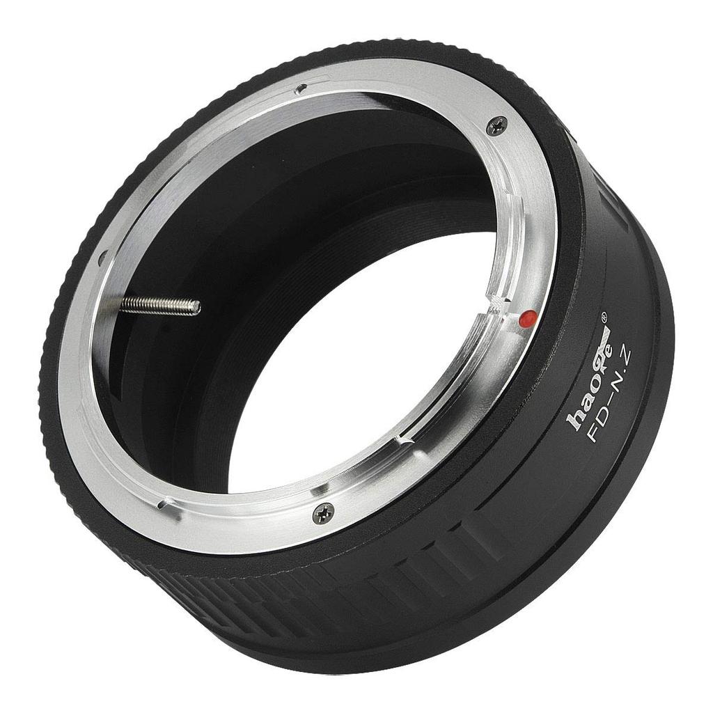 Haoge Manual Lens Mount Adapter for Canon FD Lens to Nikon Z Mount Cameras such as and Z7 Z7II, Z6II, Z6,