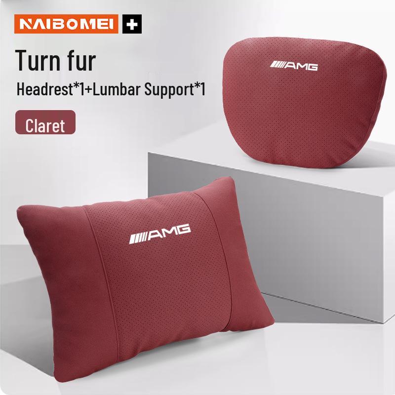 Mercedes-AMG Vito, SL, CL, V-Class, EQS, EQC Headrest Lumbar Support and Neck Pillow