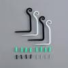 1 Pc Simple Wall-mounted Iron Clothes Hook - Formed by Bending, S-shaped Flower Basket Hook. Fixed with Self-tapping Screws.