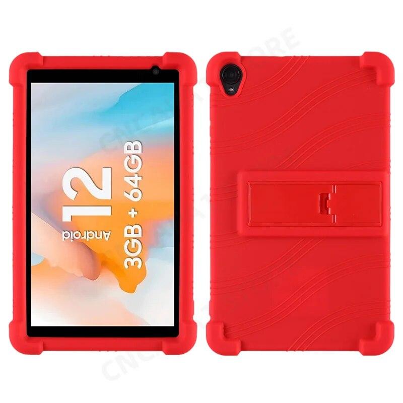 Soft Silicon Cover For Teclast P80T Case Kids Safety 8" Tablet PC Kickstand Funda with 4 Shockproof Airbags P80T Protective Shell Protector Case