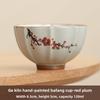 Creative Hand-painted Bamboo Teacups Retro Ceramic Tea Mug Chinese Kung Fu Master Cup Household Small Tasting Teaware Drinkware