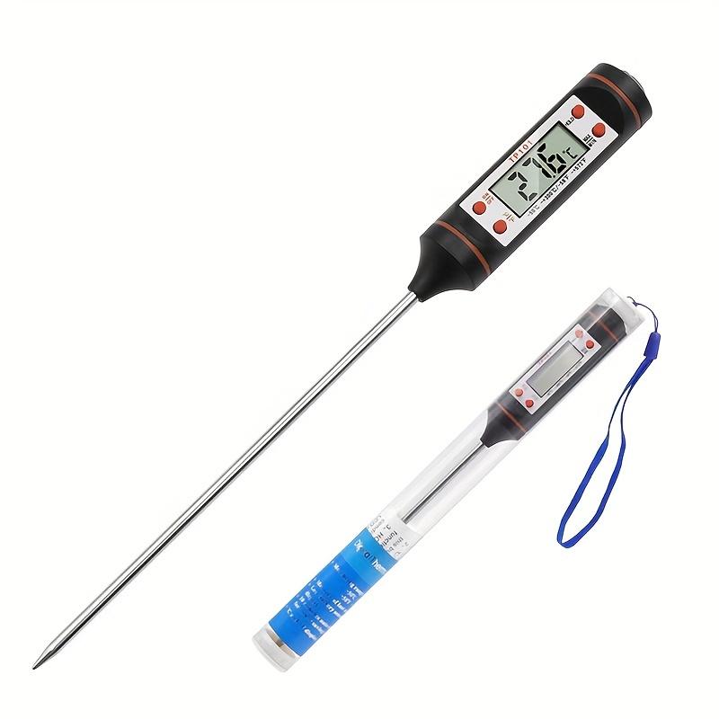 BEPAN Digital Meat Thermometer with Food Cooking BBQ Probe for Water Milk Oil Oven Temperature Measurement, Digital with 0.1 Accuracy