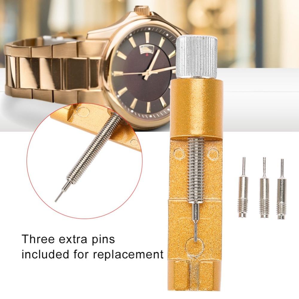 6,5*1,5cm Metall-Uhrenarmband-Gliedentferner Werkzeug Schmuckgeschäft Kleines Uhrenreparaturwerkzeug Passend