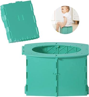 Tragbarer Baby-Töpfchen-Toilettensitz fürs Auto, für Reisen im Freien, Camping, für Kinder und Erwachsene, Töpfchen-Trainingssitz, faltbare Kindertöpfchen-Toilette