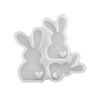 3D Easter Rabbit Bunny Silicone Mold, Silicone Moulds Easter Diy Rabbit, Easter Casting Moulds, Spring Silicone Mould