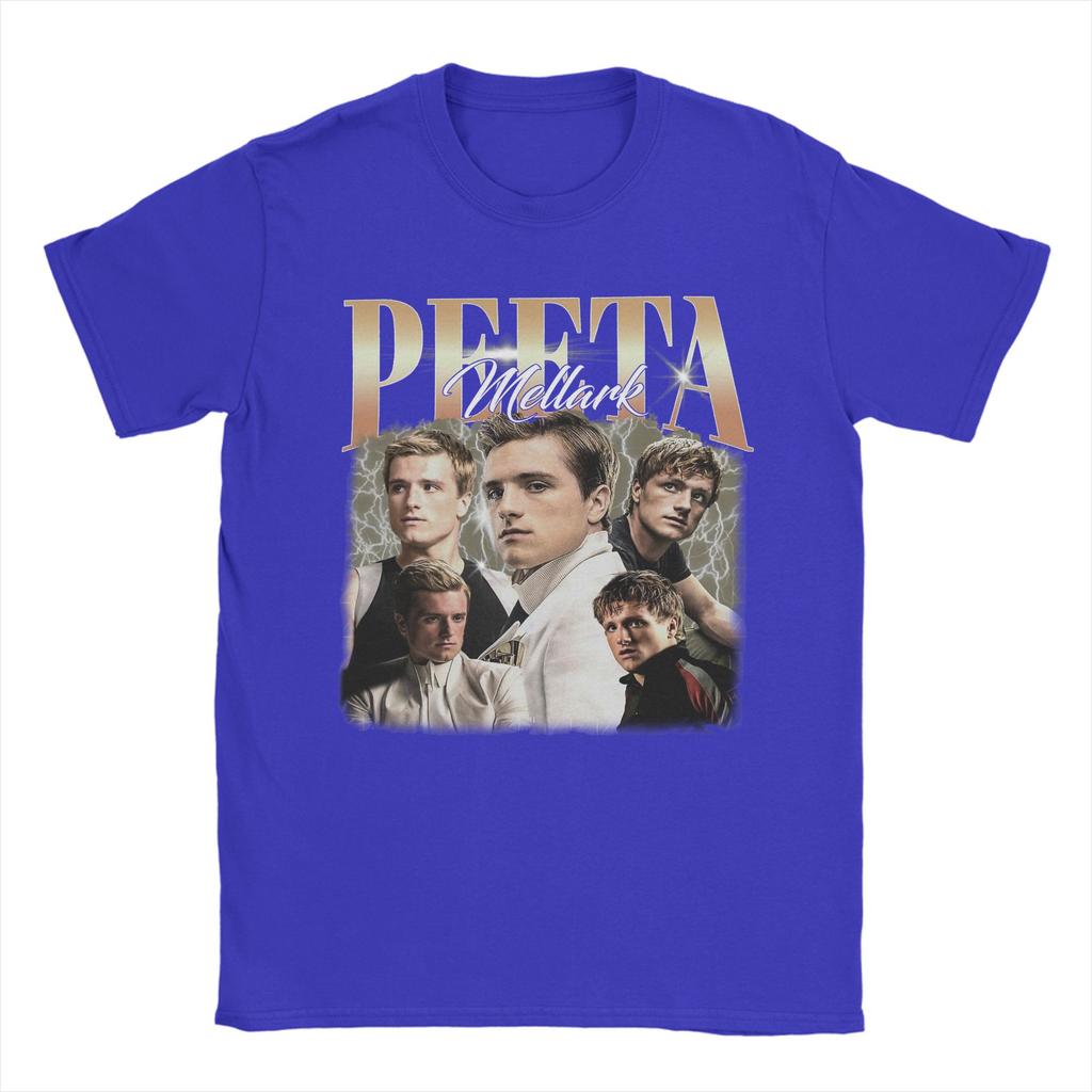 Peeta Mellark Limited Hunger Games TShirt for Men Fashion 100 Cotton Tees Round Neck Short Sleeve T Shirts Graphic Clothing