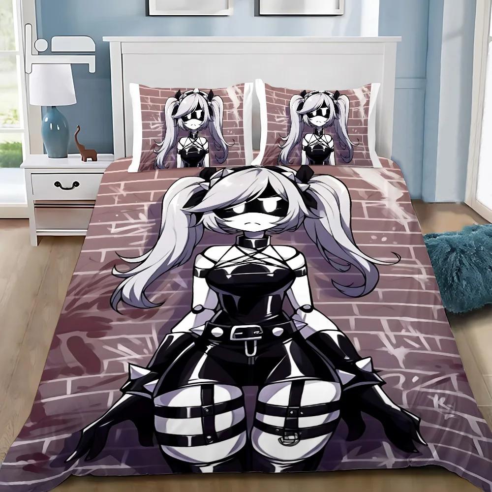 3D Print M-Murder D-Drones Bedding Set 3Pcs Bedroom Single Double Size Duvet Cover Pillowcase for Adult Boys Girls