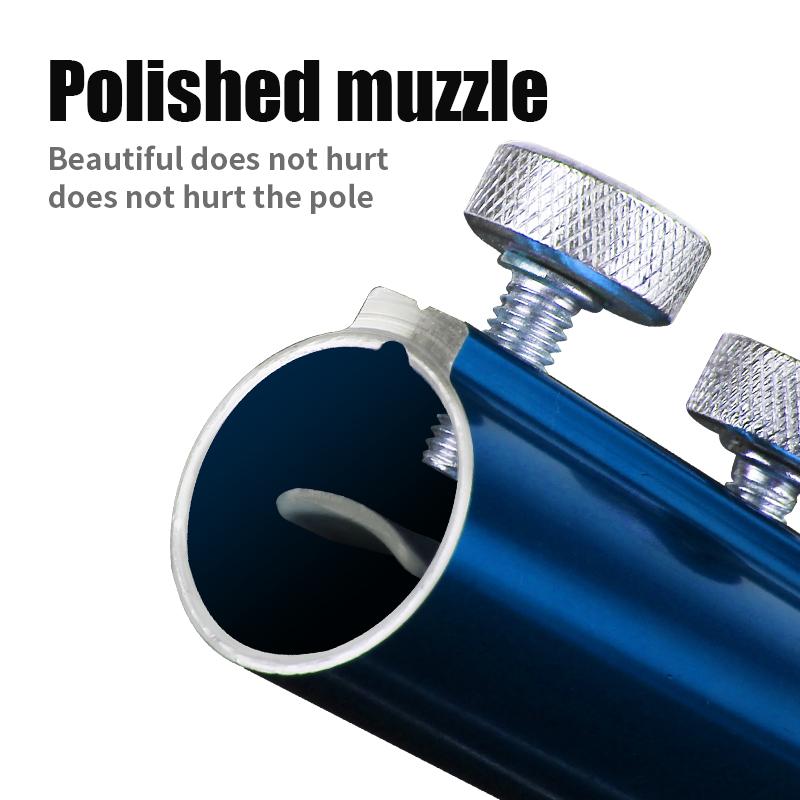 Stainless Steel Fishing Rod Holder 180° Adjustment Fishing Bracket Multifunctional Fishing Supply Ground Insert Holder