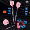 CyeeLife Dartpfeile mit Kunststoffspitze, Professionelles Softdart-Set mit 3 Pfeilen für elektronische Dartscheiben, Inklusive 6 Dartschäften, 6 Flights und einem Dartcase
