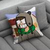 EEddsworldsS Web Drama Pillow Case Sofa Living Room Bedroom Headboard Backrest Cushion Square Cushion Nap Time