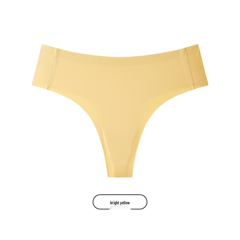 

T03 Летние бесшовные антибактериальные трусики-треугольники из ледяного шелка для йоги для женщин XXL