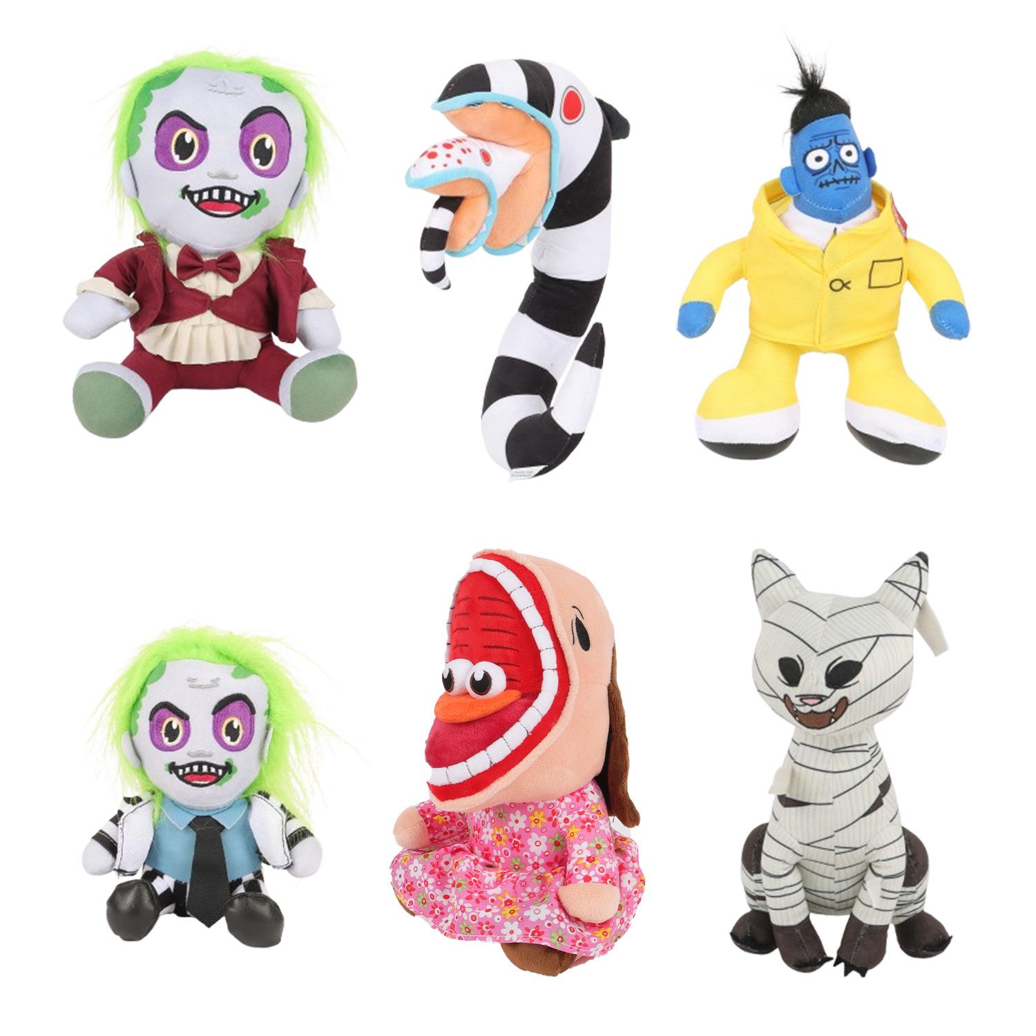 

Новые плюшевые игрушки Beetlejuice Shoulder 2 Dolls as the picture 1