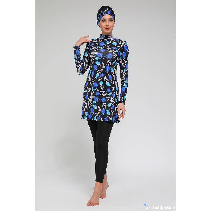 

New Burkinis Muslim Swimwear Set Islamic Swimsuits for Women Girls Plus Size Full Coverage Modest Islamic Swimsuit (Without Swim Cap) 5XL червоний