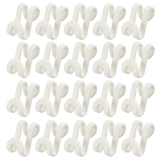 

20 шт. крючки для вешалок, S-образные многослойные соединительные крючки, компактный дизайн для всех типов вешалок для одежды