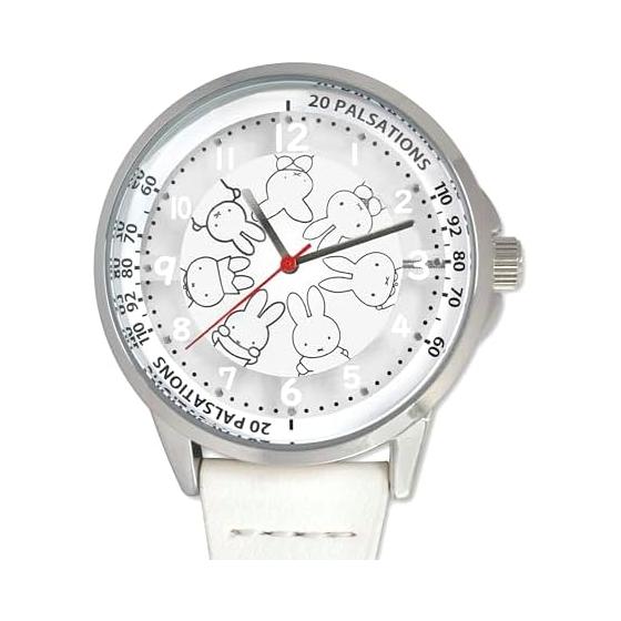 Miffy watch with carabiner (skeleton) 70th anniversary white [ST-PLMF0004]