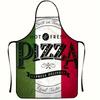 1pc Italian Pizza Apron with Pizza Slice Print & Italian-Themed Bib - Suitable for Cooking, Baking, Pizza Making, Polyester Apron for Home Kitchen & P