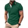 Pánské polo tričko s krátkým rukávem 3D digitální tisk Business Casual knoflíkové polo tričko