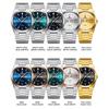 Luxury Watch for Man Elegant Date Week Waterproof Luminous Men Watch Quartz Stainless Steel Sports Men's Watches Reloj