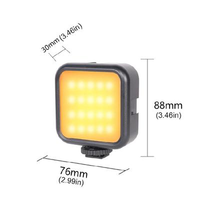 Versatilitys 2500K-9000K LED Video Fill Light With Triple Cold Shoe Mount Slimly Design For Live Streaming Creatives