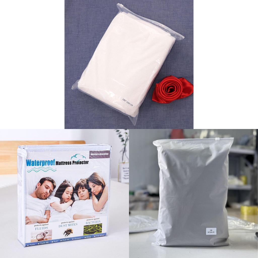Protection de Matelas Imperméable Minimaliste Moderne Avec Fermeture Éclair Pour Usage Domestique