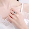 Rotating Four-leaf Clover Zircon Adjustable Open Ring Does Not Fade Ring Women's Niche High-end Light Luxury Index Finger Ring 2026