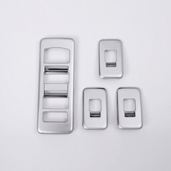 For Land Rover Range Sport 2014-2017 Silver Window lift panel switch cover trim