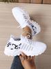Women'S Shoes, Women'S Sports Shoes New Trendy Mesh Breathable Leopard Print Casual Sports Shoes