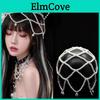 New American European And Style Woven Pearl Tassel Hat Chain Bridal Temperament Highend Versatile Hair Accessories