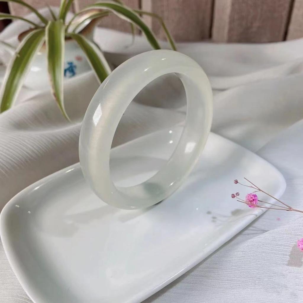 1 bracelet en jade naturel à la mode, breloque en jade, cadeau pour femme