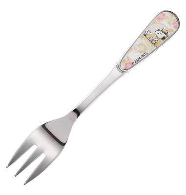 PEANUTS Snoopy Stainless Steel Jade Fork, Nostalgia Series, for Cakes and Sweets, Made In Japan, Yamaka Shoten, SN1902-851