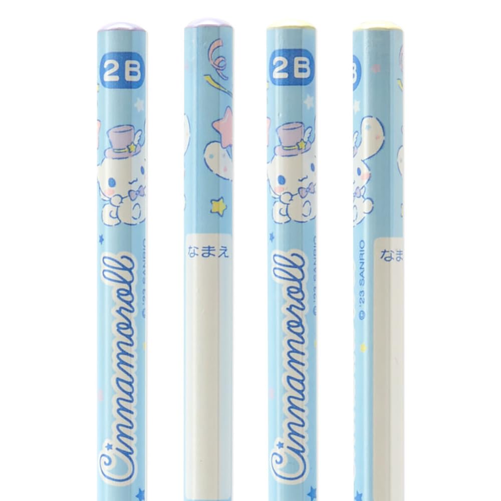 Sanrio Pencil Pack x x Character 566179 2B, Cinnamoroll, 0.8 0.8 17.6 cm, Kids' Stationery, Design,