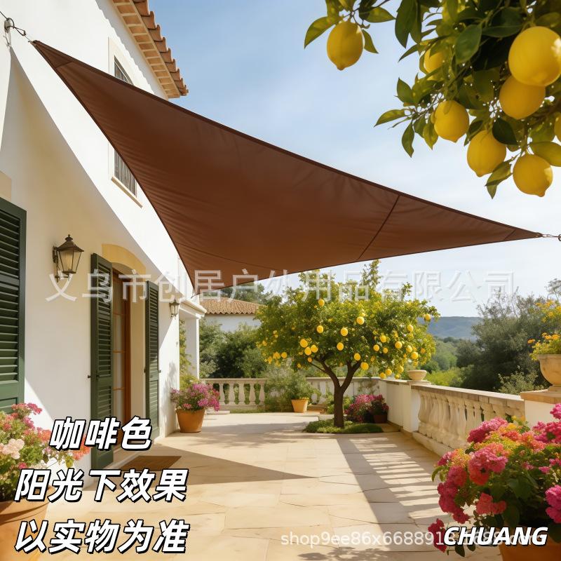 Shade Sail Balcony Beach Pool Shade Sail Rain Cloth Sky Tent Outdoor Dining Stall Shade