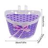 1 Kids Bike Basket+2 Handlebar Grips+2 Tassel Streamers For Kids Boys Girls Bicycles Tricycles Scooters Bike Handlebar Cover