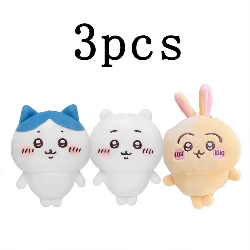 Chiikawa Hachiware Usagi Kawaii Hanger Verlegen Serie Pluche Sleutelhanger Hanger Zachte Cartoon Pluche Pop Tas Hanger Decoratie