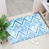 Moderner Boho Stil Waschbarer Fußabtreter Willkommensmatte Wohnzimmer Schlafzimmer Eingangsteppich Küche Flur Rutschfeste Boden Fußmatte