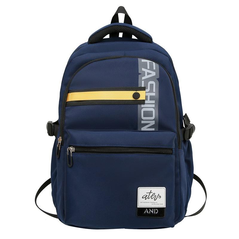 New Fashion Trendy Backpack Large Capacity Outdoor Leisure Travel Bag Computer Bag Men's Backpack Student School Bag