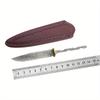 Damascus Steel Blade Knife Blanks - Semi-finished DIY Billets with Copper Sheet | Ideal for Household Handmade, Kitchen Knife Projects