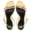 Zara Pu Open Toe Cool High Heel One Strap Sandals 6.5Cm Women Sandals Yellow 13350410306