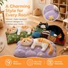 2D Cat  Area Rug Non-Slip Cartoon Carpet Soft Home Decor Carpet  Bedrooms