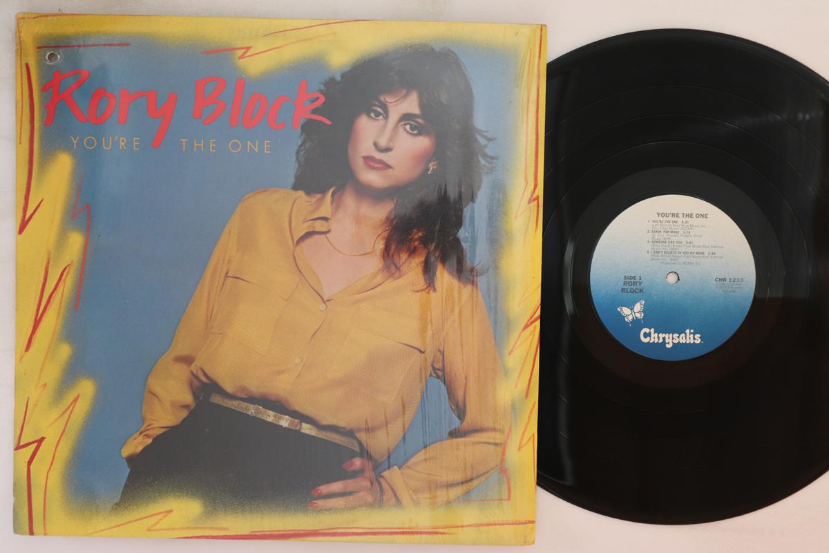 

LP Record RORY BLOCK - You re The One CHR1233 CHRYSALIS 1979 US Soul/Funk Used