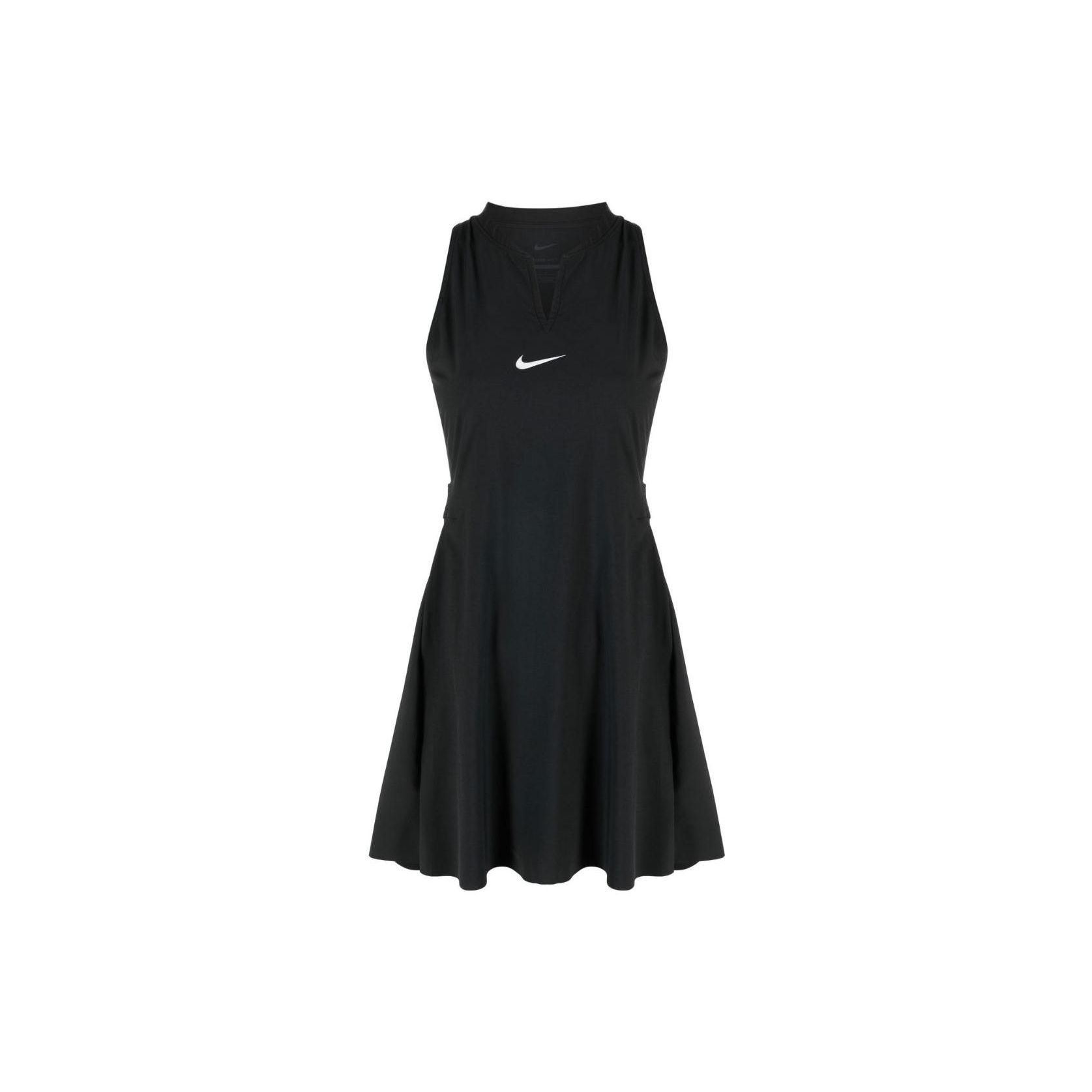 

Nike Swoosh Solid Logo Print Sleeveless Dress Women Dresses Black DX1427-010 S