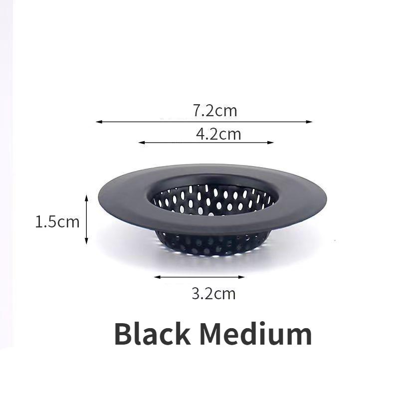Stainless Steel Sink Filter Mesh Shower Floor Drain Hair Catcher Stopper Food Slag Drainer for Kitchen Bathroom Accessories