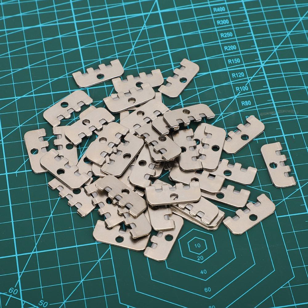 50 Stück Eisen Nähmaschine Garnschneider Zeitsparend Langlebig Stickerei Schneider Präzisionsschnitt Kleine Größe Schneidezubehör