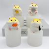 3D Cute Hamster Silicone Mold For Ice Cream Chocolate Jelly Pudding Cake Baking Decoration Mould DIY Kitchen Accessories