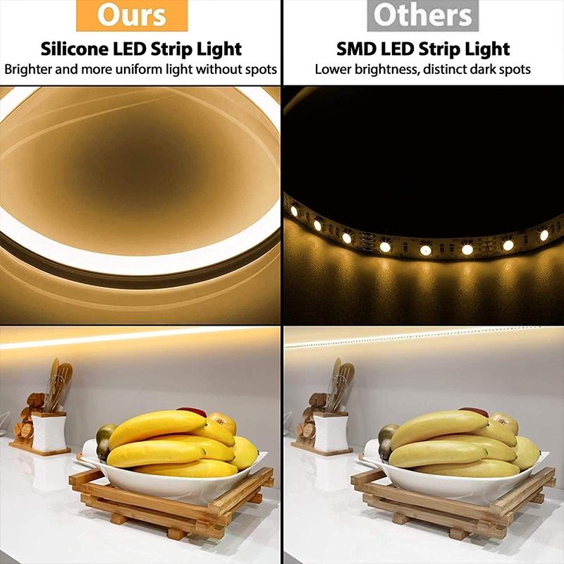 220v Led Strip Lights Waterproof 1m/3m/5m/10m Cob Tape Lights Outdoor Decoration Flexible Neon Strip