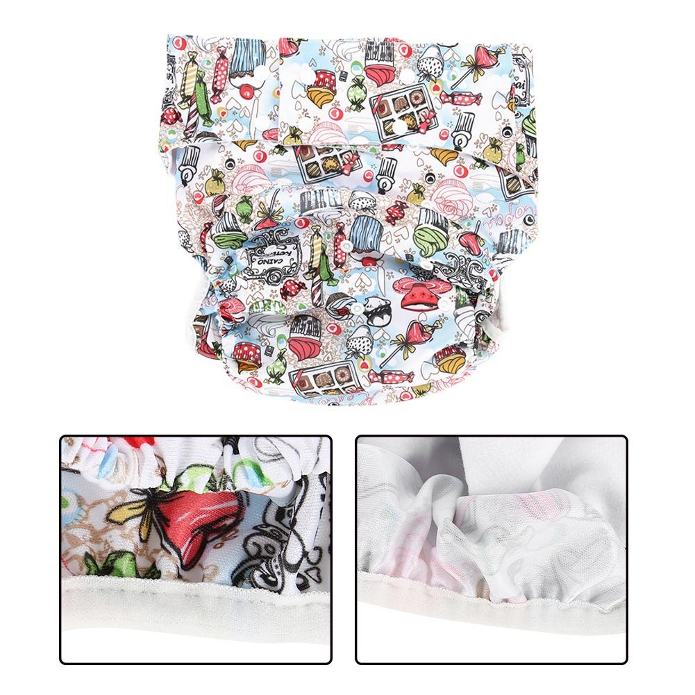 

Многоразовый взрослый тканевый подгузник, моющийся, дышащий, регулируемый карманный подгузник, десерт