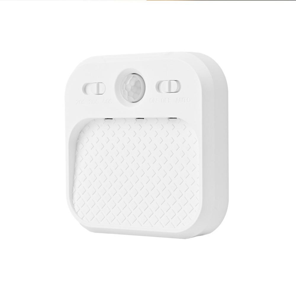 White Color Motion Sensor Light Square Shape Rechargeable Light Magnetic Light  Stairs